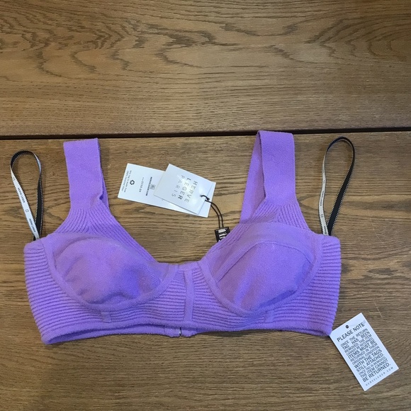 Brand New! Herve Leger BOUCLE BRA TOP - Picture 3 of 8